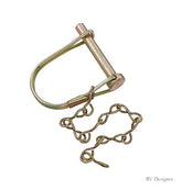 RV Designer H421 Coupler Lock Pin With Chain - 5/16" x 2-1/2"